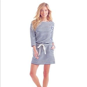 Vineyard Vines Terry Dress Blue & White Stripes Sz. XS
